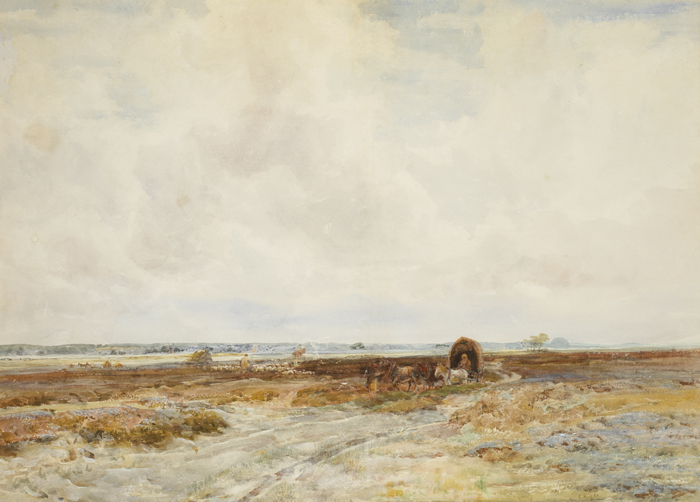 A BUSY DAY ON THE LAND by Claude Hayes sold for 400 at Whyte's Auctions