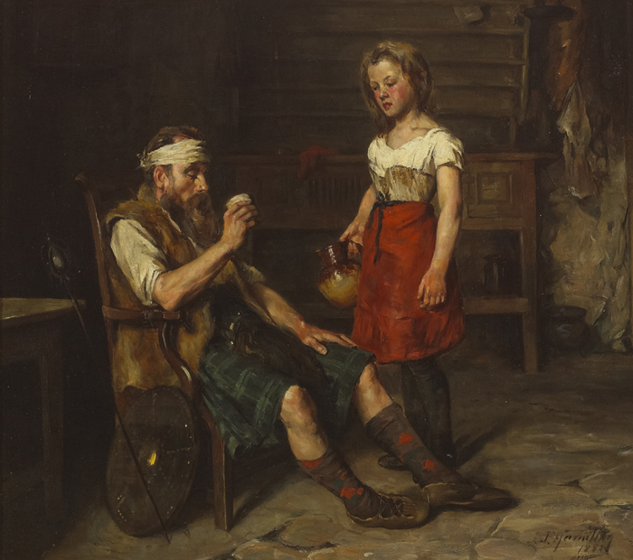 AFTER THE BATTLE, 1883 by James Hamilton sold for 2,900 at Whyte's Auctions