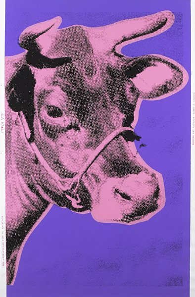 COW, 1976 by Andy Warhol sold for 5,800 at Whyte's Auctions