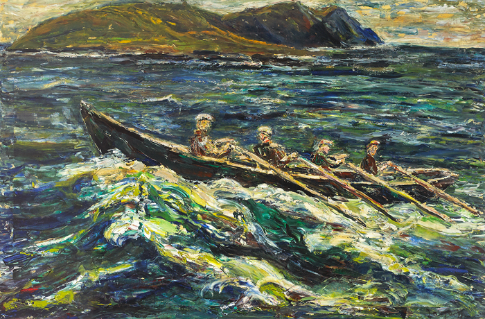 TOWARDS THE BLASKET SOUND by Liam O'Neill sold for 5,800 at Whyte's Auctions