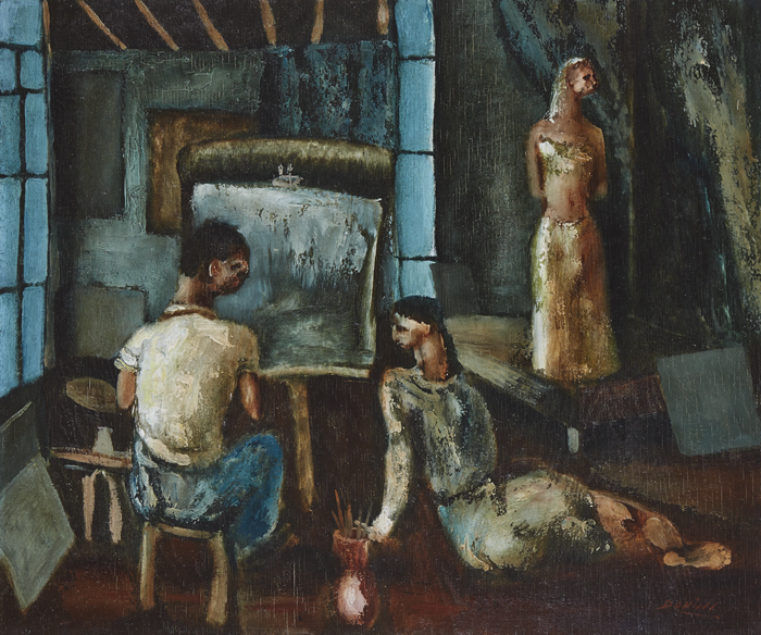 STUDIO INTERIOR by Daniel O'Neill sold for 29,000 at Whyte's Auctions