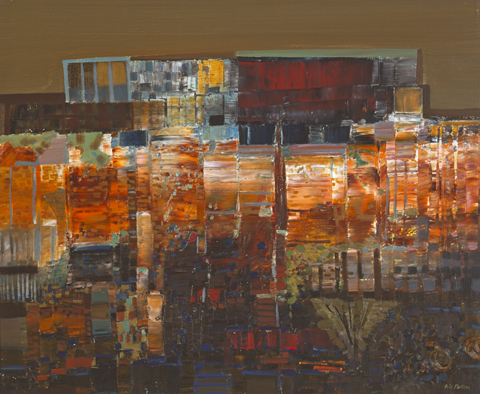 ABSTRACT VILLAGE, 1978 by Eric Patton sold for 380 at Whyte's Auctions