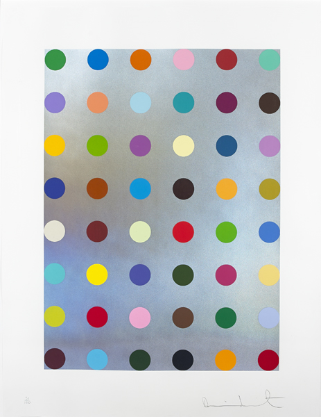 UNTITLED (SILVER SPOT LANDSCAPE), 2008 by Damien Hirst sold for 5,400 at Whyte's Auctions