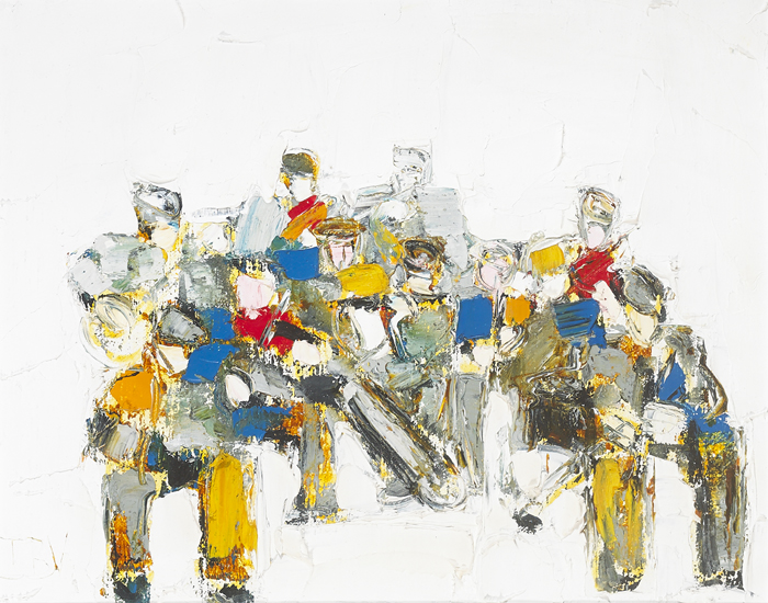 THE MUSIC SESSION NO. 4 by John B. Vallely sold for 5,600 at Whyte's Auctions