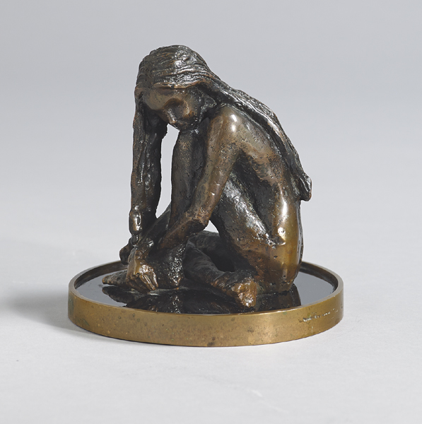 SEATED GIRL, 1982 by Rowan Gillespie sold for 2,400 at Whyte's Auctions