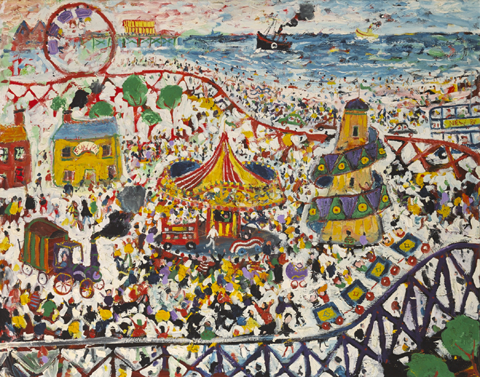 GLORIOUS FUN OF THE FAIR by Simeon Stafford sold for 2,100 at Whyte's Auctions