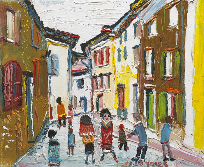 MY STREET by Fred Yates sold for 800 at Whyte's Auctions