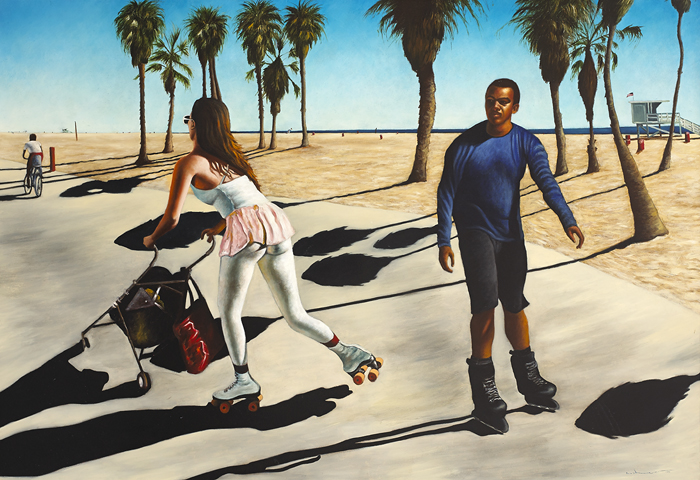 THE SKATERS, 2004 by Mark (Rasher) Kavanagh sold for 3,600 at Whyte's Auctions