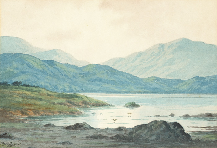 NEAR LOUGH ALTON, COUNTY DONEGAL by Douglas Alexander sold for 640 at Whyte's Auctions