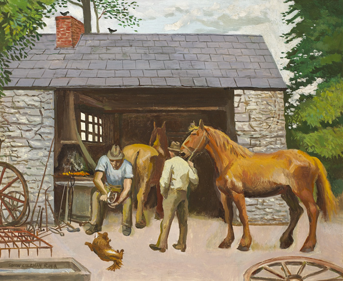 DULEEK FORGE by Simon Coleman sold for 900 at Whyte's Auctions