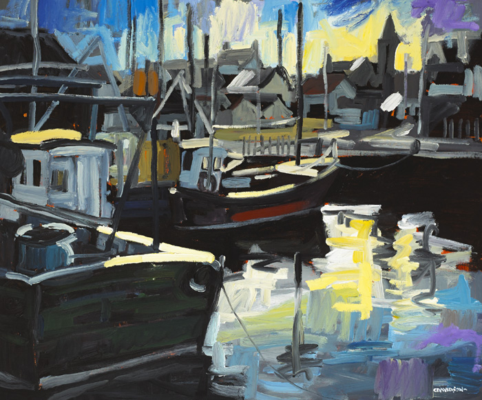 LATE AFTERNOON, ARDGLASS, 1998 by Colin Davidson sold for 3,800 at Whyte's Auctions