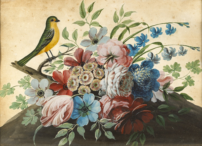 BIRDS AND FLOWERS by Samuel Dixon sold for 950 at Whyte's Auctions
