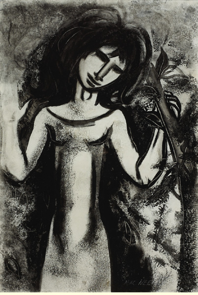 GIRL IN THE WOODS by Leslie Mary MacWeeney sold for 1,050 at Whyte's Auctions
