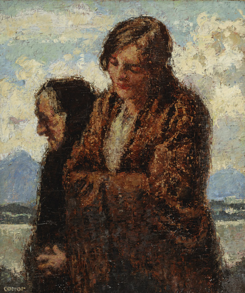 YOUTH AND AGE, c. 1920-21 by William Conor sold for 20,000 at Whyte's Auctions