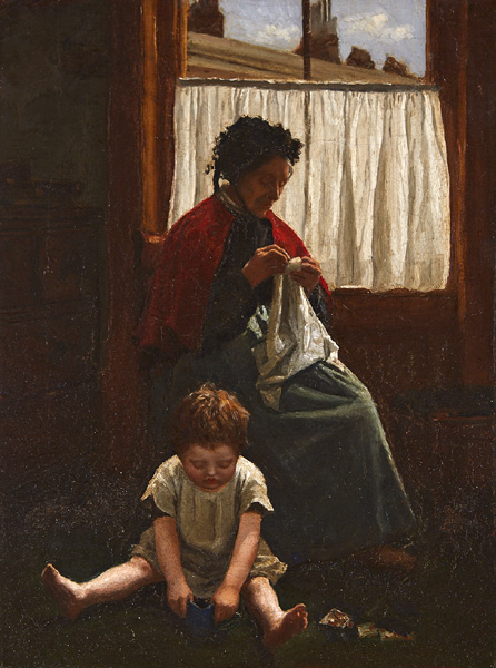 MOTHER AND CHILD by Aloysius C. OKelly (1853-1936) at Whyte's Auctions