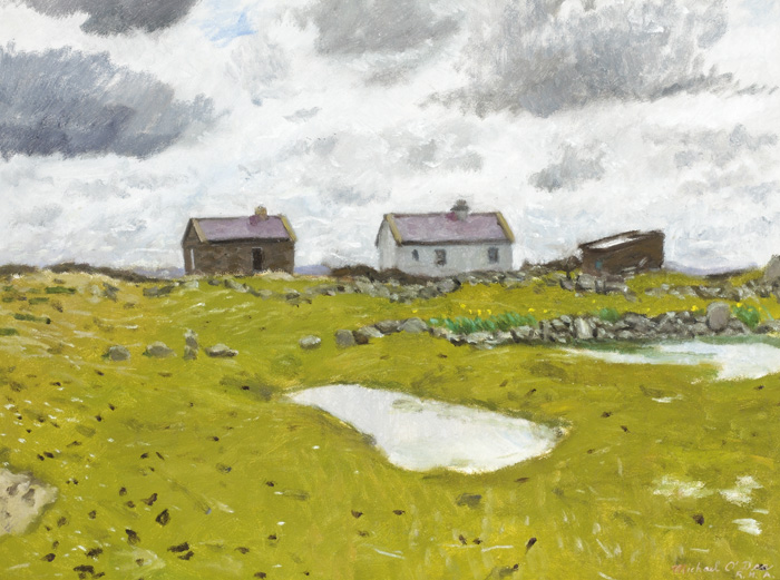 THE PAINTER'S COTTAGE, 2002 by Michael O'Dea sold for 1,050 at Whyte's Auctions