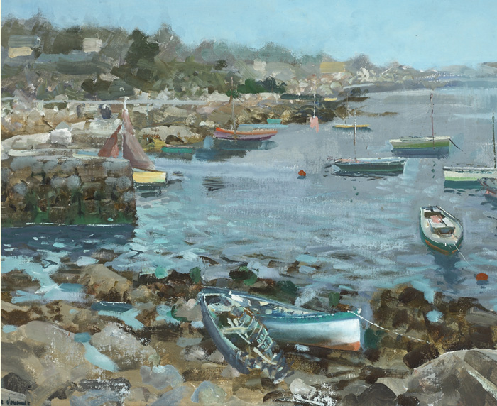MARINE COASTAL SCENE by James le Jeune sold for 2,800 at Whyte's Auctions