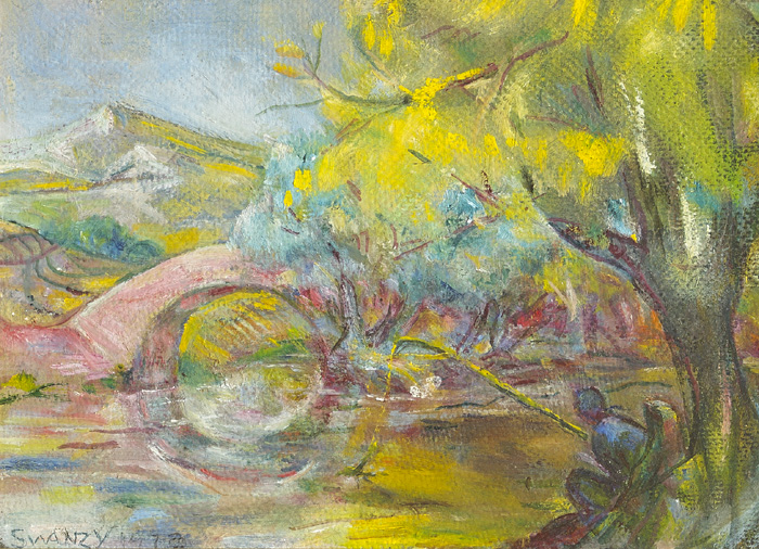 BRIDGE, 1972 by Mary Swanzy sold for 4,800 at Whyte's Auctions