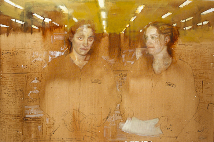 EMMA AND HER SISTER LEANNE, SPAR SERIES, 2006 by Margaret Corcoran sold for 1,900 at Whyte's Auctions