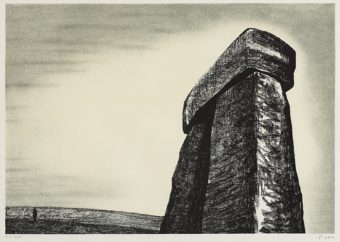 STONEHENGE III, 1974 by Henry Moore sold for 900 at Whyte's Auctions