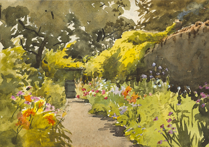 COUNTRY COTTAGE and WALL GARDEN (A PAIR) by Helen Colvill sold for 380 at Whyte's Auctions
