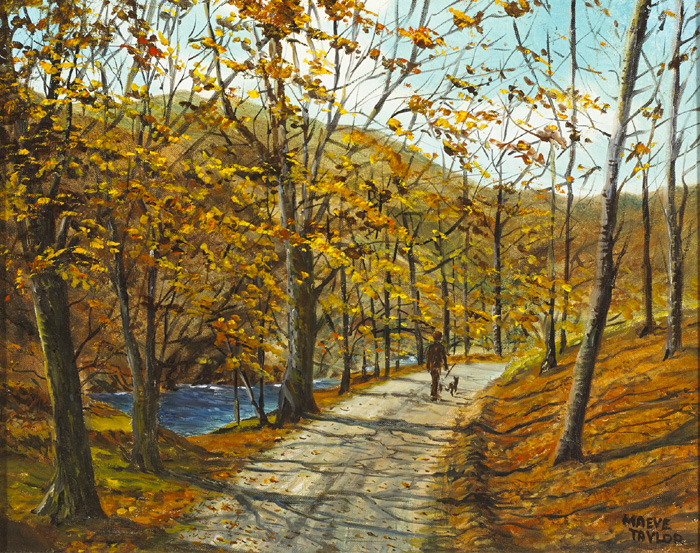 AUTUMN WALK, WICKLOW by Maeve Taylor sold for 280 at Whyte's Auctions