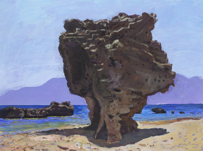 ROCK I, SKYROS, GREECE, 2001 by Michael O'Dea sold for 400 at Whyte's Auctions