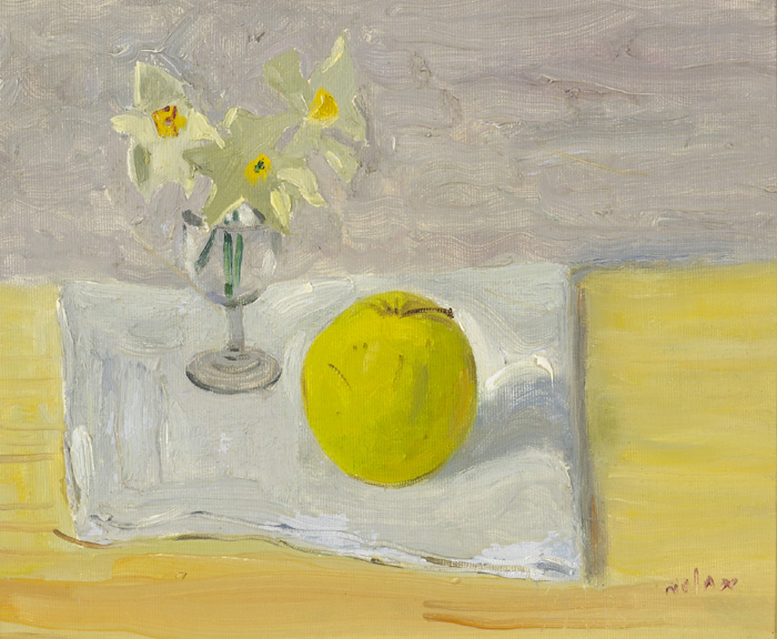 STILL LIFE WITH APPLE by James Nolan sold for 660 at Whyte's Auctions