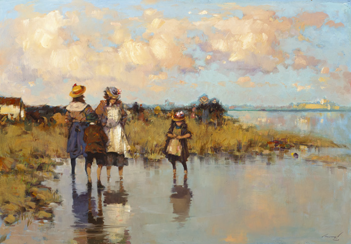PADDLING by Ken Moroney sold for 1,000 at Whyte's Auctions