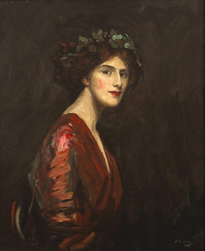 A BACCHANTE, 1910 by Sir John Lavery sold for 135,000 at Whyte's Auctions