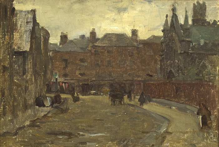 NEAR SAINT PATRICK'S CLOSE DUBLIN, c. late1890s by Walter Frederick Osborne sold for 18,000 at Whyte's Auctions