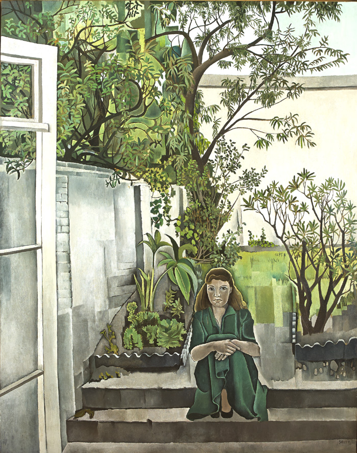 GIRL IN A GARDEN, c.1953 by Patrick Swift sold for 20,000 at Whyte's Auctions