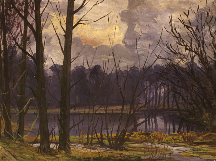 TREES BY WATER by Hans Iten RHA (1874-1930) at Whyte's Auctions