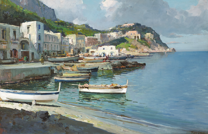ISLE OF CAPRI, ITALY by Robert Taylor Carson sold for 2,100 at Whyte's Auctions