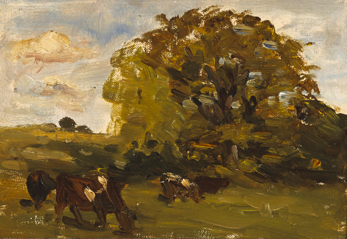 OAK, ST. DOULOUGH'S, DUBLIN by Nathaniel Hone sold for 4,200 at Whyte's Auctions