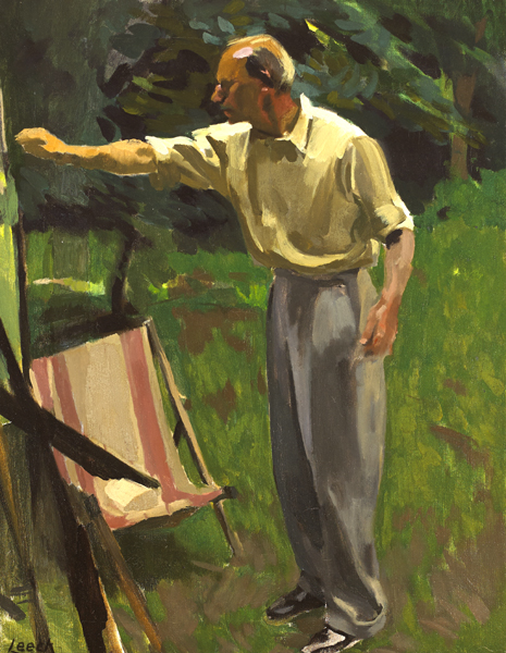 PAINTING IN A GARDEN, c.1940s by William John Leech sold for 18,000 at Whyte's Auctions