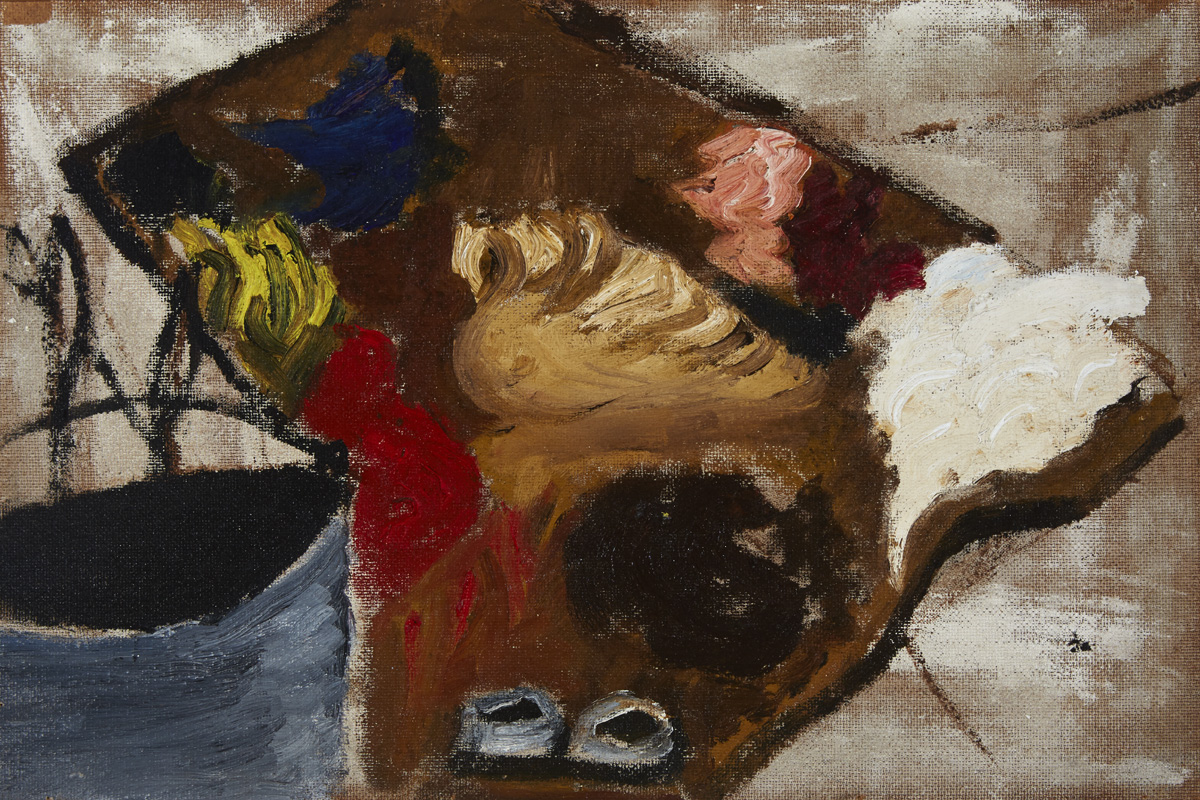 THE ARTIST'S PALETTE by Christy Brown sold for 750 at Whyte's Auctions