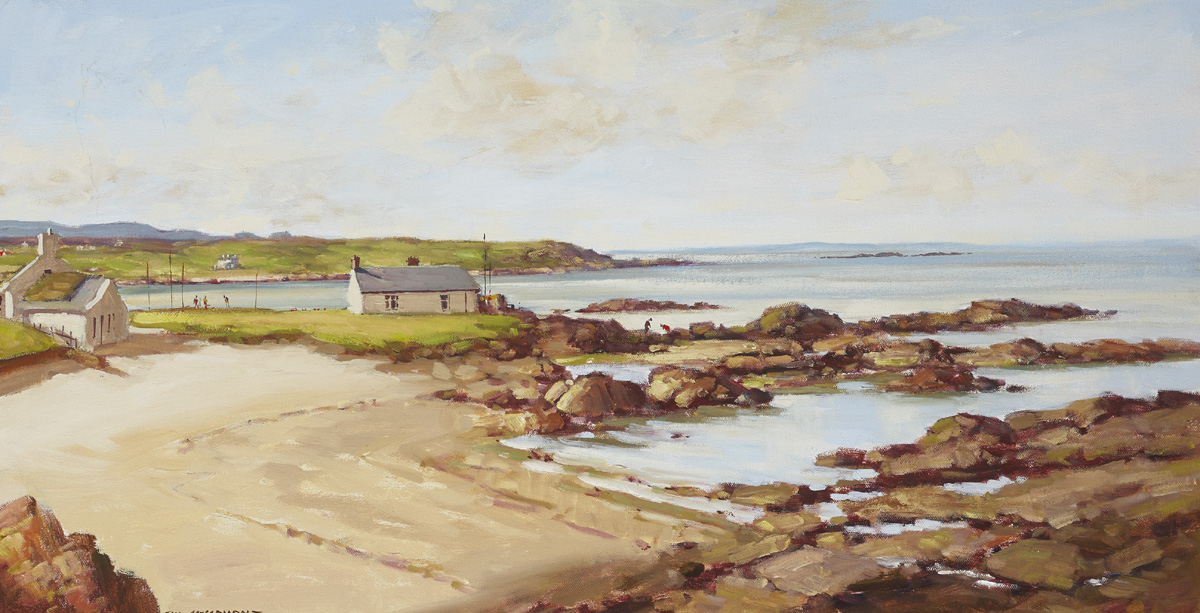 BRIGHT DAY, INISHOWEN, COUNTY DONEGAL and AT PORTBALLINTRAE, COUNTY ANTRIM (A PAIR) by Sam McClarnon sold for 520 at Whyte's Auctions