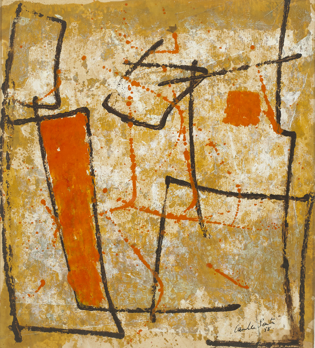 UNTITLED, 1958 by Camille Souter sold for 5,700 at Whyte's Auctions