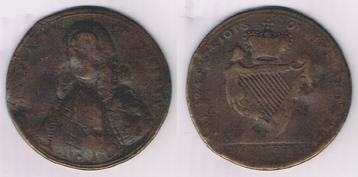 1753 The 124 Patriots of Ireland, bronze medal at Whyte's Auctions
