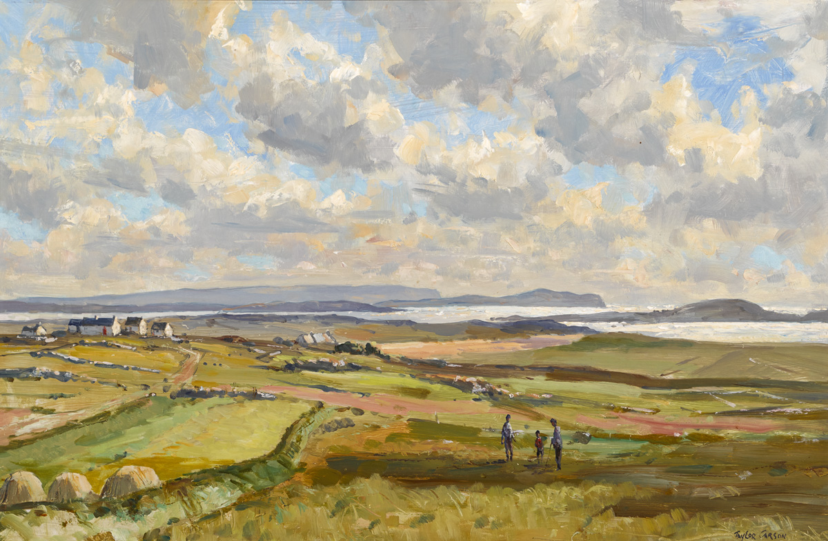 COASTLINE, GWEEDORE, COUNTY DONEGAL, 1968 by Robert Taylor Carson sold for 1,700 at Whyte's Auctions