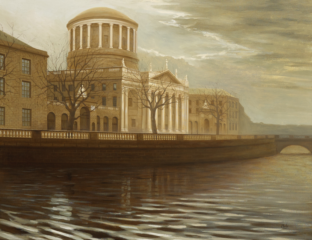 FOUR COURTS, DUBLIN by Stuart Morle sold for 2,400 at Whyte's Auctions