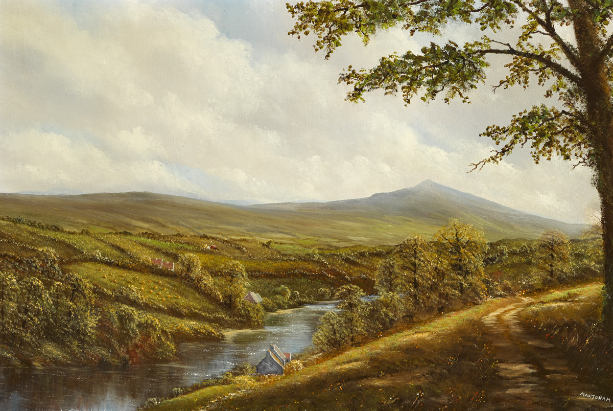 RIVER BARROW AT COUNTY WEXFORD by Gerry Marjoram sold for 750 at Whyte's Auctions