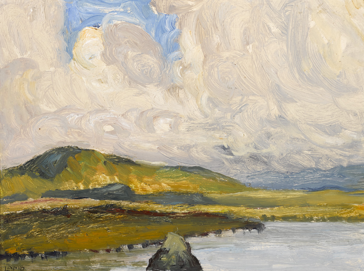 WEST OF IRELAND LANDSCAPE by Charles Vincent Lamb RHA RUA sold for 1,900 at Whyte's Auctions