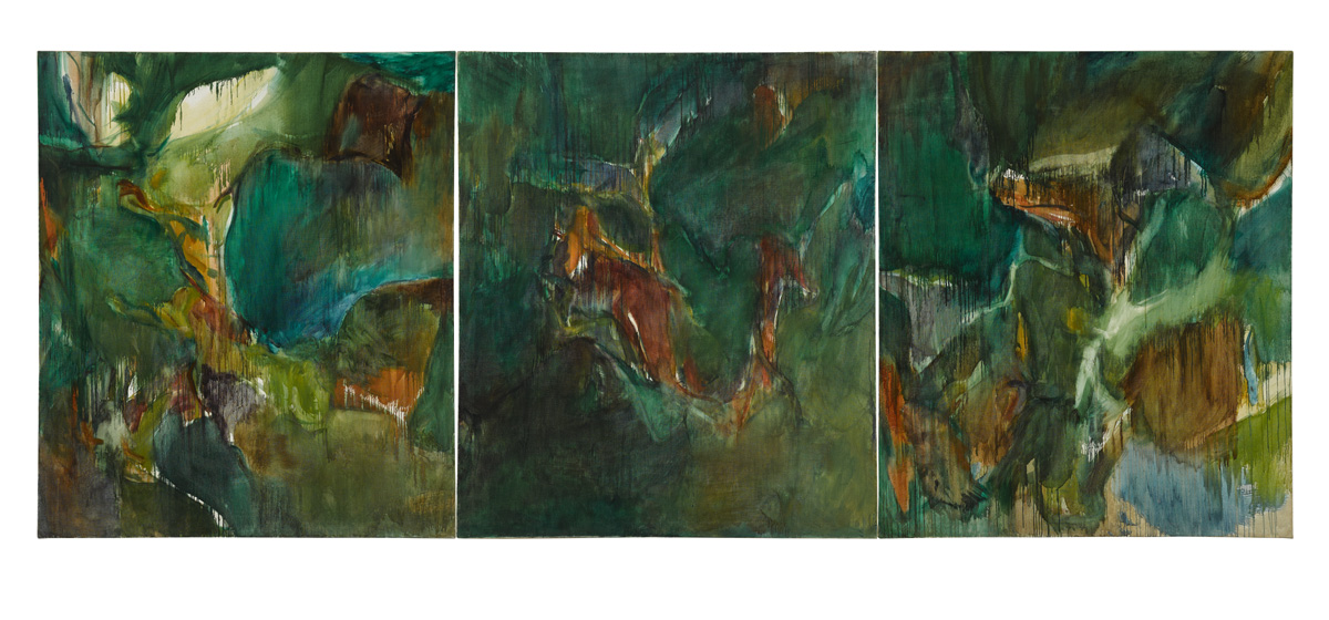FOREST TRIPTYCH, 1976 by Barrie Cooke HRHA (1931-2014) at Whyte's Auctions