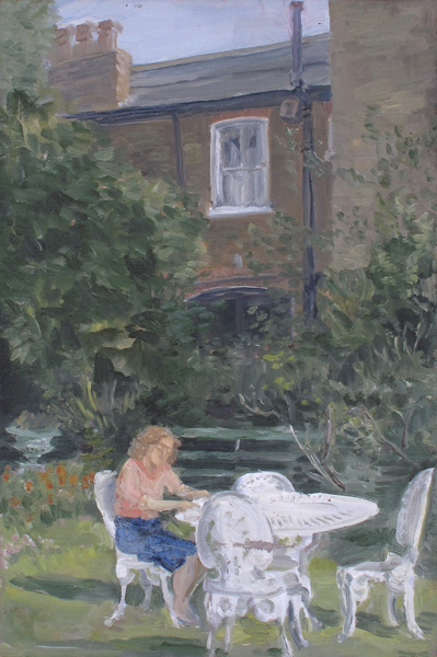 STUDY FOR THE 'LETTER EVENING', 1989 by John Lessore sold for 340 at Whyte's Auctions
