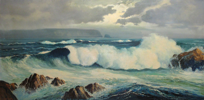 COASTAL SCENE, DONEGAL by William Henry Burns sold for 380 at Whyte's Auctions