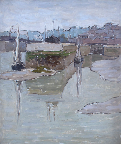REFLECTIONS AT LOW TIDE by Georgina Moutray Kyle sold for 320 at Whyte's Auctions