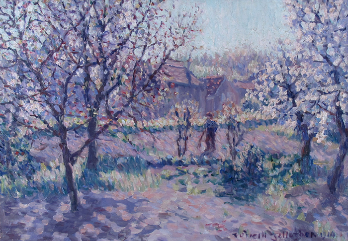 FRUIT BLOSSOMS, 1914 by Frederick O'Neill Gallagher sold for 2,400 at Whyte's Auctions