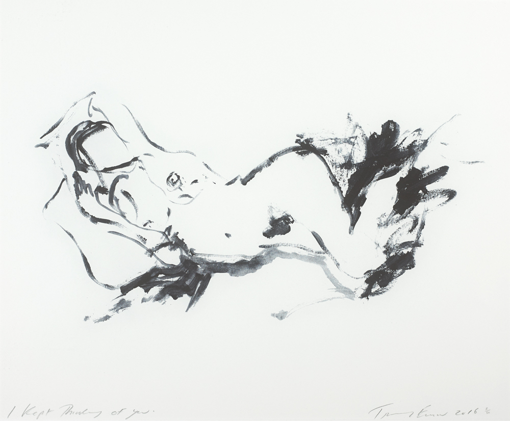 I KEPT THINKING OF YOU, 2016 by Tracey Emin sold for 1,200 at Whyte's Auctions